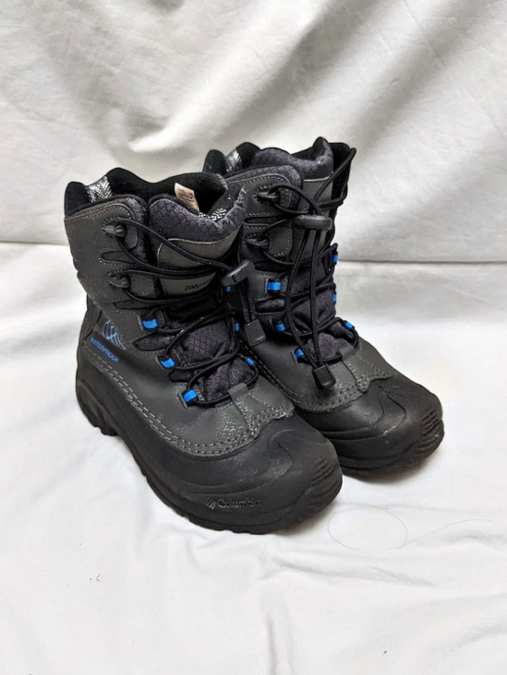Columbia Boys  Insulated Omni Heat Snow Boot Black Size 4